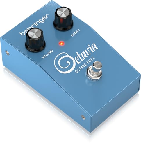 Behringer OCTAVIA OCTAVE FUZZ Vintage Octave Fuzz Pedal mit Aggressivem Klang und Octave Up Effekt