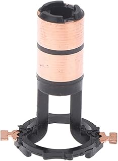 Herramienta de reparación de alternador de coche, anillo colector de cobre con cepillos deslizantes para mejorar la funcionalidad del generador (negro)
