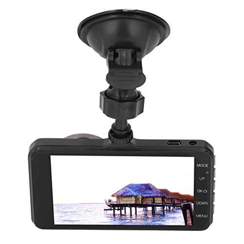 1080P Dual Dash Cam Registratore di Guida per Auto 4 Pollici Touch Screen DVR per Auto HD Night Dash Camera 170 Gradi Grandangolare Universale
