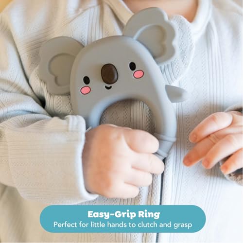 Image of Tiger Tribe Silicone Teether Koala Soft BPA-Free Teething Relief Sensory Toy for Infants Newborns 0-18 Months