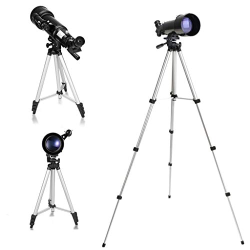 Telescopio Refractor YXCKG 70-400mm con trípode ajustable miniatura 5