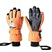 GRABLOOM Kids Winter Ski Gloves Thick Winter Warm Gloves Windproof Waterproof Snow Ski Gloves Children Gloves for Boy Girl Kids Ski Gl