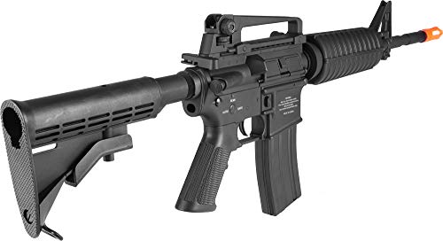 Evike Airsoft - Colt Licensed Metal M.4A1 Car.bine Airsoft Aeg Ri.fle (Enhanced Li-Po Ready Upgraded Gearbox) #TOP1