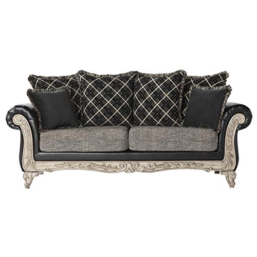 Roundhill Furniture San Marino Sofas, Ebony