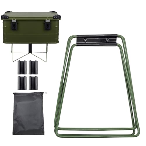 Folding Ice Box Holder Heavy Duty High Load Bearing Adjustable
