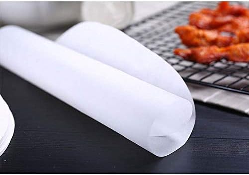 WRAPOK Baking Parchment Paper Round 8 Inch Greaseproof Paper Non-Stick for Pans Cooking Cake Circle, 100 Count