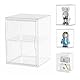 Dasellfa Vitrine Schaukasten Box Acryl Vitrine, Sammlervitrine mit Tür, Für Minifiguren, Figuren Vitrine Kleine, Action Figuren Spielzeug, Modellautos, Sammelfiguren (45*33*33)