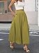 ELLEVEN Womens Bubble Maxi Long Skirt with Pockets Flowy Puffy Hem Elastic Waist Casual Lightweight Balloon Skirt Y2k Elegant Ruffle A-Line Classic Skirt Spring Summer 2026 Green Small