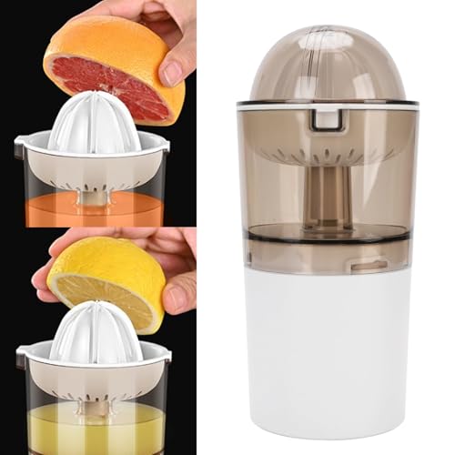 Electric Citrus Juicer, Rechargeable Compact Orange Lemon Grapefruit Juicer with Dishwasher Parts, for Outdoor Adventures