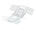 Medline FitRight OptiFit Super Adult Briefs, Incontinence Diapers with Tabs, Maximum Absorbency, Medium, 32 to 42