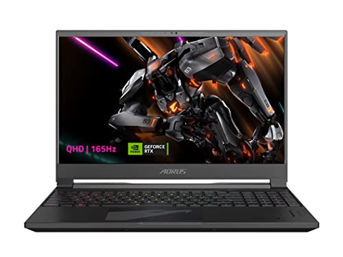 GIGABYTE AORUS 15X: 15,6' 16:9 Moldura fina QHD 2560x1440 165Hz, NVIDIA GeForce RTX 4070 Laptop GPU 8GB GDDR6, Intel Core i9-13900HX, 16GB DDR5 RAM, 1TB SSD, Win11 Home (AORUS 15X
