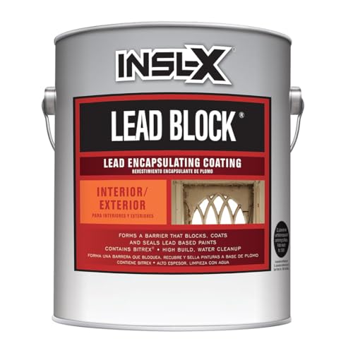 INSL-X Lead Block, Lead Encapsulating Paint, Eggshell, White, 1 Gallon