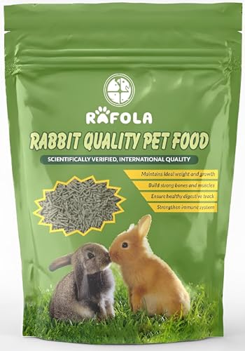 Image of Premium Rabbit Food-High Fiber Blend With Alfalfa, & Nutritious Vegetables-All Natural Pellets For Adult Rabbits, 1 Kg