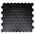 Miscasa 12-Sheet Peel and Stick Backsplash Tile, Hexagon Black Brushed Aluminum Texture Panel Self-Adhesive Mosaic Tiles for Kitchen Bathroom Fireplace