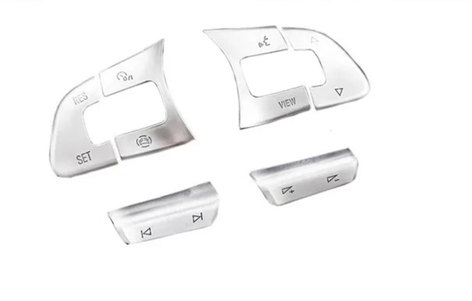 Car Trim Interior for Passat B8/for Golf/for Sharan/for Tiguan/for Touareg Car Styling Steering Wheel Button Switch Sticker Trim(Model B)