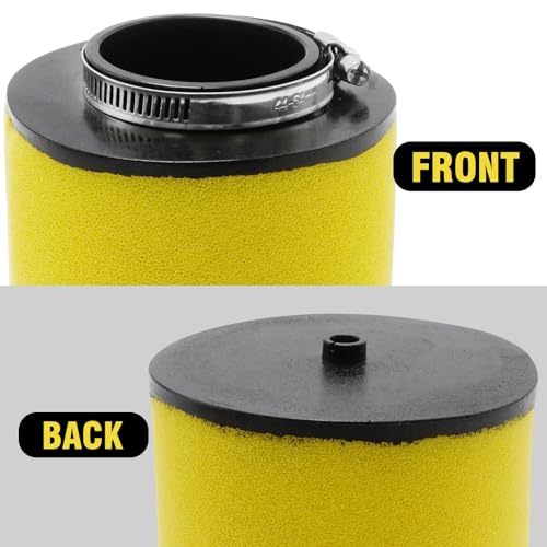 Image of 17254-HM8-000 Air Filter, Replacement for Honda ATV ES 2X4 TRX250 TRX250TE TRX250TM Recon 250 Sportrax TRX250EX TRX250X 1997-2017