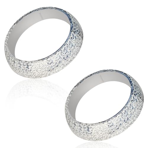 SamWinGear Exhaust Donut Gasket 2PCS 2.5inch Exhaust Manifold Gasket Grade Graphite Material Donut Gaskets Seal Muffler Ring Replacement Prevent Leaking Between Exhaust Pipe and Exhaust Manifold