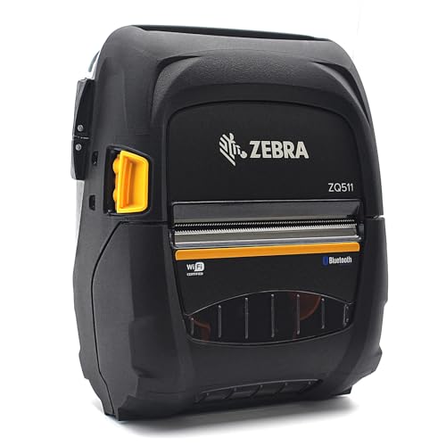 ZQ51-BAW100A-00 Zebra ZQ511 Mobile Barcode Label Printer | Wireless Bluetooth 4.0 and WiFi Printer 203dpi