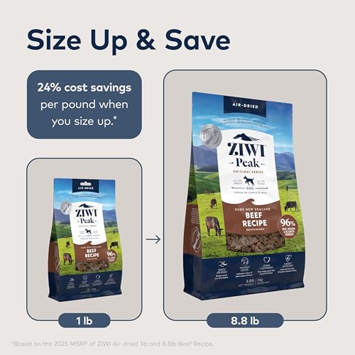 ZIWI Peak Air-Dried Dog Food ââ‚¬â€œ All Natural, High Protein, Grain Free and Limited Ingredient with Superfoods (Lamb, 1.0 lb)