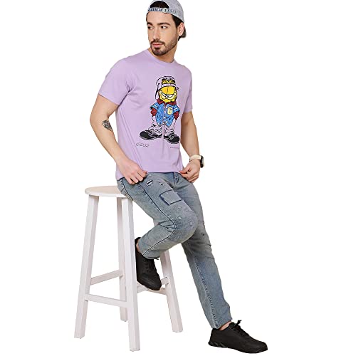 Image of Free Authority Garfield Printed Half Sleeve Tshirt for Men