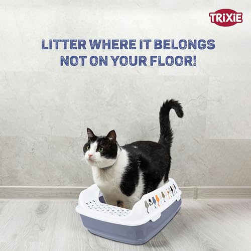Image of Cat Litter Tray (Trixie Litter Tray Delio with Rim)