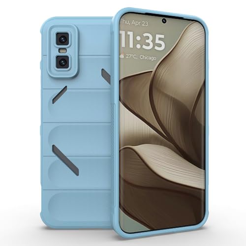 Image of for Infinix GT 30 Pro 5G Phone Case Anti-Drop Soft TPU Rugged Back Cover - Baby Blue