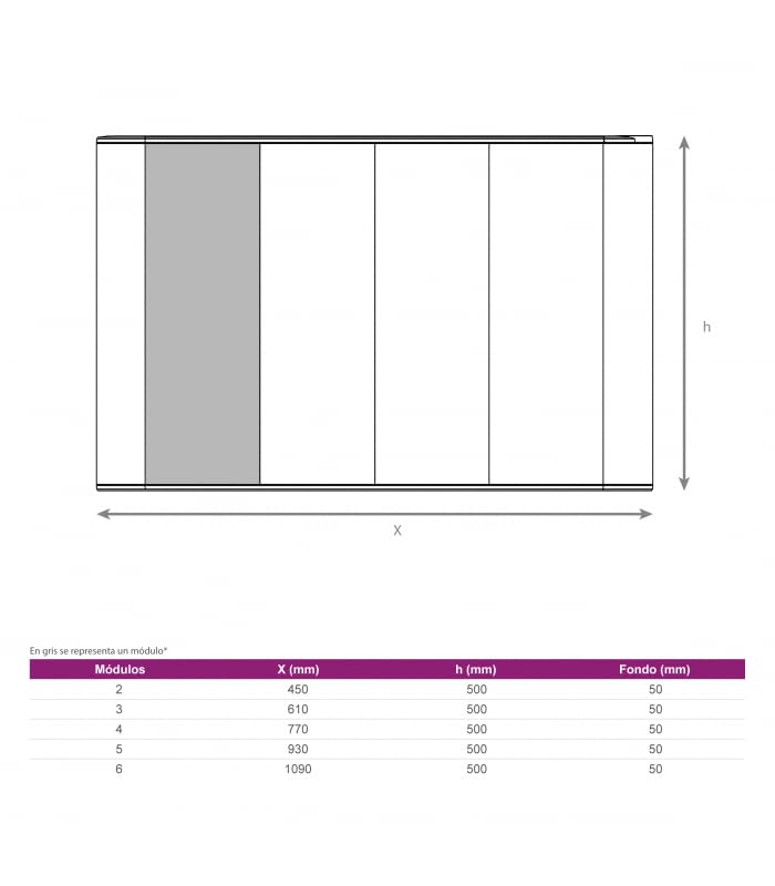 Fácula - Emisor seco ultrafino serie S 900w | Programación diaria/semanal | Función ventanas abiertas | Baby care