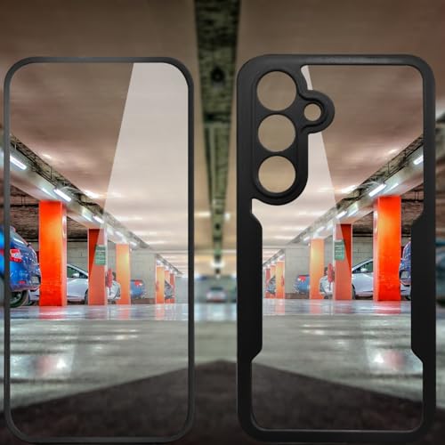 MRRSIWEI Capa para Samsung Galaxy S25 FE (não para S25), [Protetor de tela embutido] [À prova de choque de grau militar] Capa protetora robusta transparente de 360° para Samsung Galaxy S25 FE. Verde