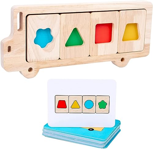 楽しい幾何学的なジグソーパズルの知育玩具想像力認識色認識手と目ののパズルを開発します