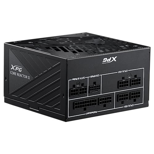 Image of XPG Core Reactor II Modular PSU: ATX3.0-80 Plus Gold - ATX - Fully Modular Power Supply - 10 Year Warranty - 750 Watt(COREREACTORII750G-BKCUS)