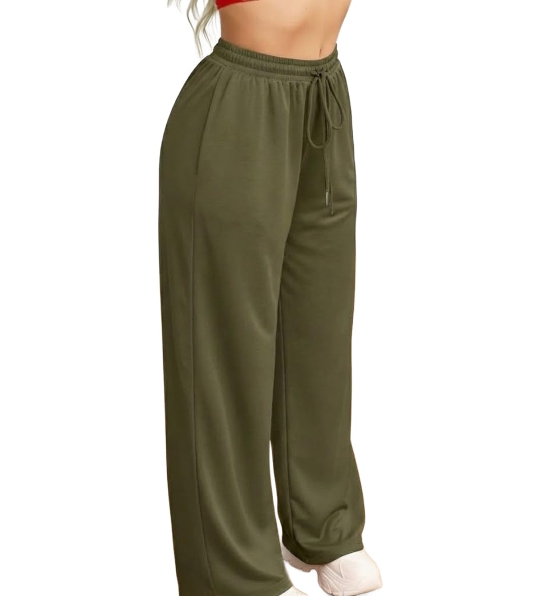 dockstreet Track Pant for Women || Baggy Fit || Track Pants || Full Elastic Jogger Track Pant ||-picture-16