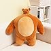 Bambola orsetto paffuto Bambola ragazzo muscoloso Orsetto guardiano Orsetto Regalo di Capodanno Regalo di San Valentino-A, 27 cm