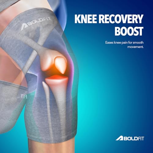 Boldfit Knee Caps For Women & Men Knee Support For Men Gym Knee Brace For Knee Pain Relief products Knee Cap For Men Knee Pad Knee Belt Knee Guard Sports Knee Band Ortho Knee Support For Women - L