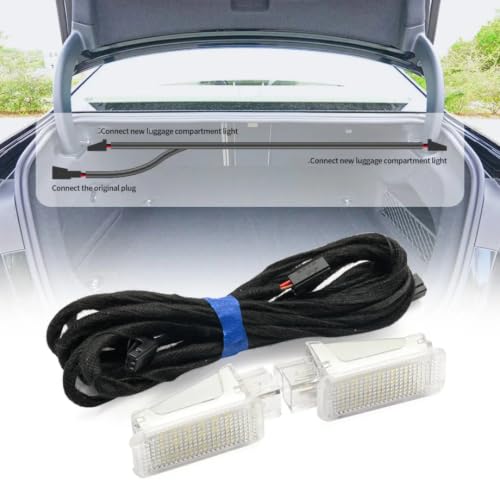 Luz de maletero para coche Audi A4 S4 B9 compartimento de equipaje luces interiores 7