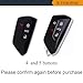 WTSHOPME Key Fob Cover Fit for VW Atlas ID.4 ID.3 MK8 Golf GTI Seat Leon MK4 Skoda Octavia 2024 2025
