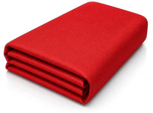 Image of Non-Woven Fabric 90 GSM | 63 Inch (160 cm) Width | 5 Meter Length | Multipurpose Fabric for Bag Making, Lining, Craft & Home Utility | Durable, Easy to Clean & Reusable | Red.