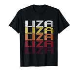 Liza Retro Wordmark Pattern - Vintage Style T-Shirt T-Shirt