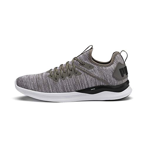 PUMA Men's Low-Top Sneakers Competition Running Shoes, Grey Steel Gray Black, 10 UK
