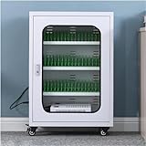 Portable Charging Mobile Phone Cabinet, Cell Phone Charging Stations, Multi Cellphone Locker, USB Interface, Suitable for School, Business,50 Slots