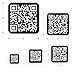 Custom QR Code Stickers - Personalized QR Code Labels - Made in The USA (X-Large - 5