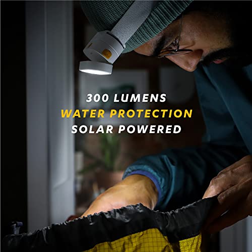 Mpowerd Luci Beam: 2-In-1 Led Solar Powered Headlamp And Flashlight | Up To 300 Lumens, Lasts Up To 30Hrs | 4 Modes | Rechargeable Via Solar Or Usb | Camping, Backpacking, Emergency Kits #TOP2