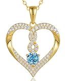 💛Schmuck Halskette, die S925 Sterling Silber ist 💛 - Die Kette, der Anhänger, die Schließe sind S925 Sterling Silber basiert. Wir verkaufen echte S925-Produkte, und sie halten jeder Art von S925-Test stand. 18K Vergoldet leicht anlaufen zu vermeiden. Wenn er einer Geliebten, Ehefrau oder Dame geschenkt wird, verspricht er Ihre Zielstrebigkeit, ewige Zufriedenheit und Liebe in diesem Leben, er kann als Statement verwendet werden.
