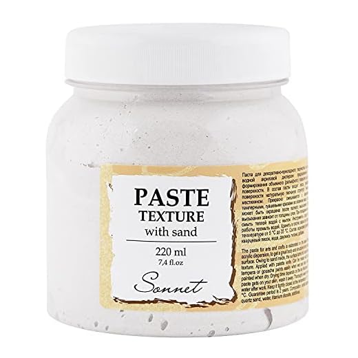 Pasta relieve al agua | Textura de grano medio para pintura al óleo, pintura acrílica, témperas y gouache | Pasta arenisca fabricada por Nevskaya Palitra