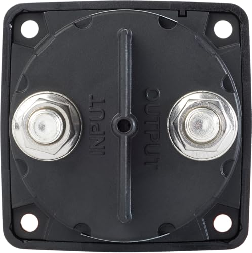 Image of Blue Sea Systems On /Off Battery Isolator Switch With Locking Key, Black, 6005200 m‑Series