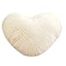 Doingshop Flauschiges Kissen Stilvolles Und Warmes Einfarbiges Herzförmiges Superweiches Dekokissen Nackenstützkissen