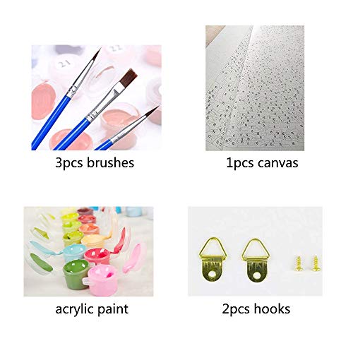 Smileh Dipingere con i Numeri Dipingere di Numero