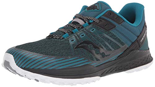 Saucony Herren Mad River Tr 2 Traillaufschuh, (Dunkelblaugrün / Schwarz), 46.5 EU thumbnail