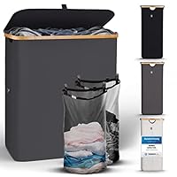 HENNEZ Wäschekorb mit 