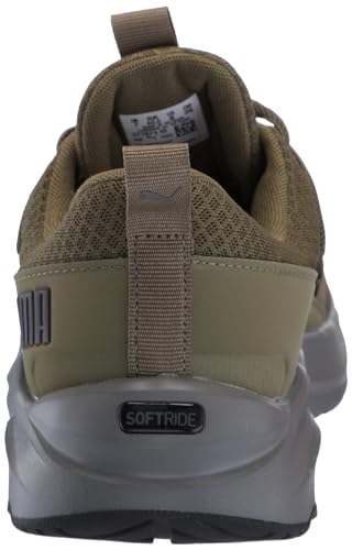 PUMA Mens Softride One4all Cross Trainer, Mens Olive-Cool Dark Gray Mens Black, 11.53
