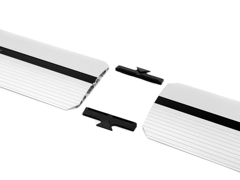 EVOline Bridge Zubehör gerader Adapter für Kabelbrücken, schwarz